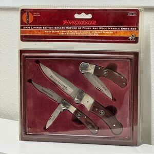 2008 Limited Addition Winchester Knife Set with Wood Handles